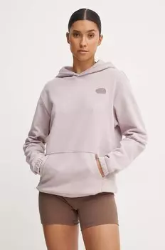 Толстовка с натуральными красками The North Face, фиолетовый