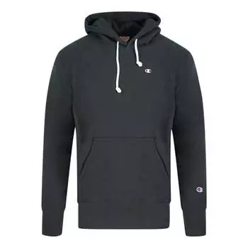 Толстовка с небольшим классическим логотипом обратного переплетения Champion, черный