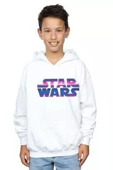 Толстовка с неоновым логотипом Star Wars, белый