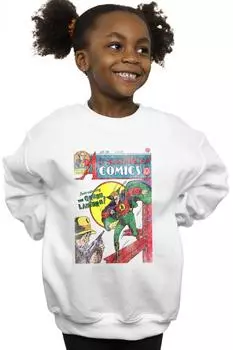 Толстовка с обложкой для всех американских комиксов «Лига справедливости», выпуск 16 DC Comics, белый