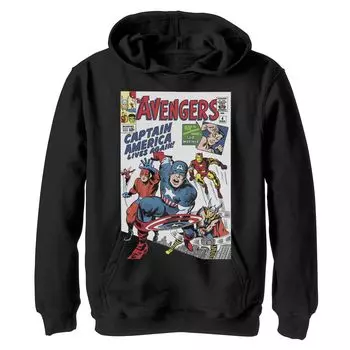 Толстовка с обложкой ретро комиксов для мальчиков 8–20 лет Marvel The Avengers Licensed Character