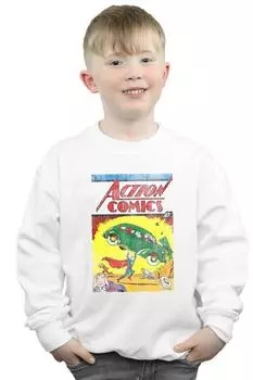 Толстовка с обложкой Superman Action Comics, выпуск 1 DC Comics, белый