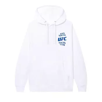 Толстовка с одноименным названием Anti Social Social Club x UFC Белая