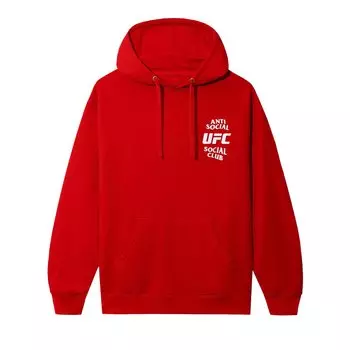 Толстовка с одноименным названием Anti Social Social Club x UFC Красная