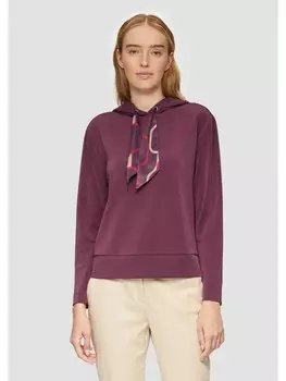 Толстовка s.Oliver BLACK LABEL Sweatshirt langarm, фиолетовый