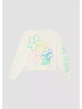 Толстовка s.Oliver, цвет creme-mehrfarbig