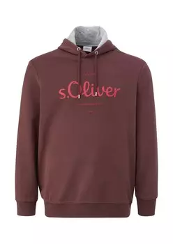 Толстовка s.Oliver Men Big Sizes, коричневый