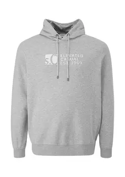 Толстовка s.Oliver Men Big Sizes, пятнистый серый