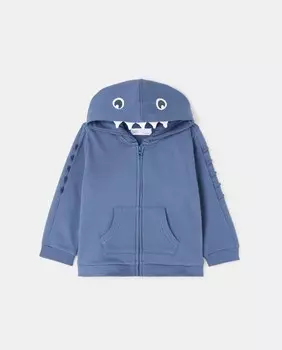 Толстовка с открытым 3D-капюшоном El Corte Ingls, синий