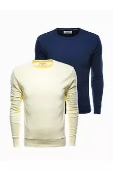 Толстовка с овальным вырезом - 2 шт Ombre, желтый