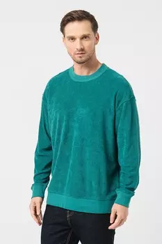 Толстовка с овальным вырезом и заниженными рукавами Gap, зеленый