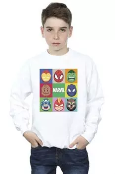 Толстовка с пасхальными яйцами Marvel, белый