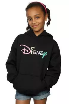 Толстовка с пастельным логотипом Disney, черный