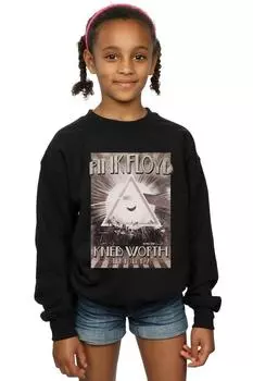 Толстовка с плакатом Knebworth Pink Floyd, черный
