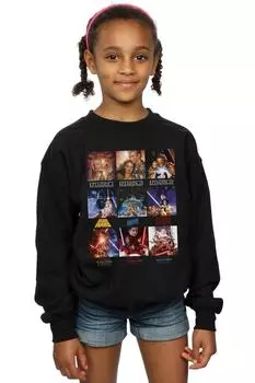Толстовка с плакатом Saga Star Wars, черный