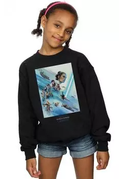 Толстовка с плакатом Сопротивления Star Wars, черный