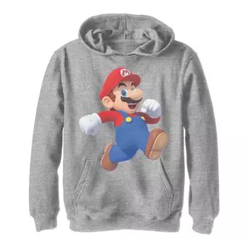 Толстовка с плакатом Super Mario Bros Mario Running Man для мальчиков 8–20 лет Licensed Character