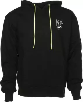 Толстовка с пламенным лицом LVXWA, черный