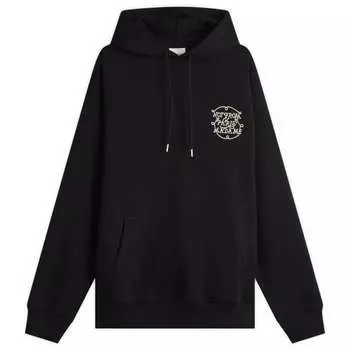 Толстовка с плетеным лозунгом Drle De Monsieur, черный