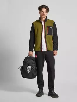 Толстовка с плюшевым мехом модель 'YUMIORI' The North Face, темно-зеленый
