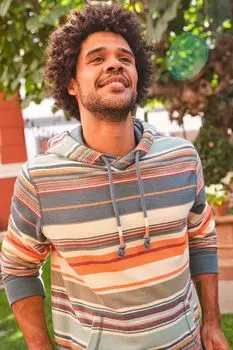 Толстовка с полосками Fatface Trescowe Fat Face, синий