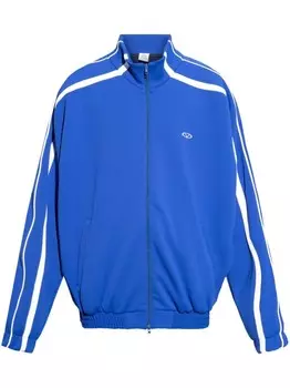 Толстовка с полосками VETEMENTS, синий