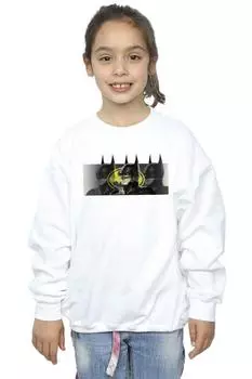 Толстовка с портретами Флэша и Бэтмена DC Comics, белый
