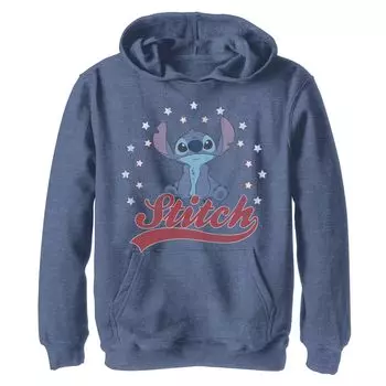 Толстовка с портретом Disney Lilo & Stitch для мальчиков 8-20 Americana Stitch Licensed Character