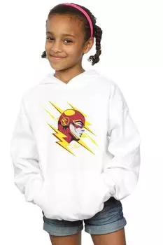 Толстовка с портретом Flash Lightning DC Comics, белый