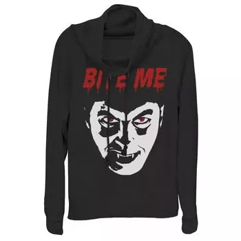 Толстовка с портретом Junior's Universal Monsters Dracula Bite Me Licensed Character