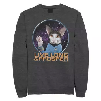 Толстовка с портретом кота Спок для юниоров Star Trek Original Series Licensed Character