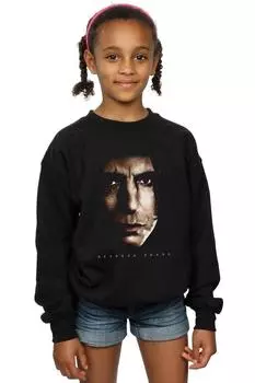 Толстовка с портретом Северуса Снейпа Harry Potter, черный