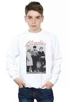Толстовка с потертостями Blondie, белый