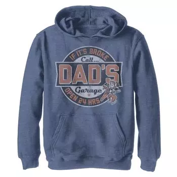 Толстовка с потертым логотипом Fifth Sun Dad's Garage для мальчиков 8–20 лет Licensed Character