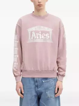 Толстовка с принтом Aries, розовый