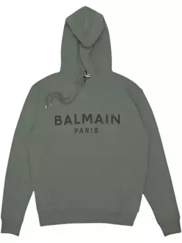 Толстовка с принтом BALMAIN, зеленый