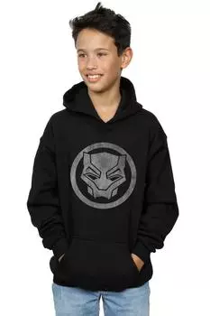 Толстовка с принтом Black Panther Icon Marvel, черный