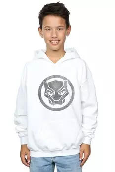 Толстовка с принтом Black Panther Icon Marvel, белый