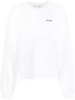 Толстовка с принтом Caravaggio Arrows OFF-WHITE, белый