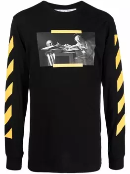 Толстовка с принтом Caravaggio Off-White, черный