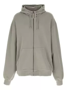 Толстовка с принтом цифр Maison Margiela, серый