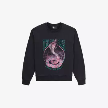 Толстовка с принтом Cobra и шелкографией The Kooples, черный