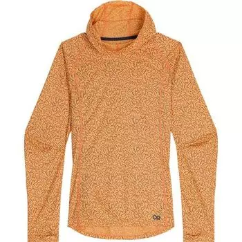Толстовка с принтом Echo женская Outdoor Research, цвет Orange Fizz Squiggle/Orange Fizz