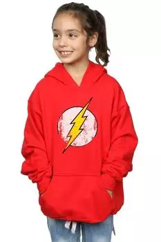 Толстовка с принтом Flash и логотипом DC Comics, красный
