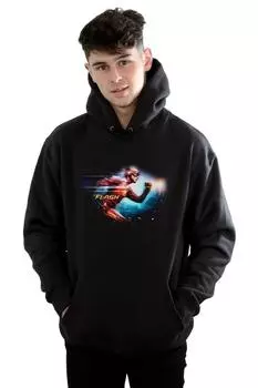 Толстовка с принтом «Флэш-Искры» DC Comics, черный