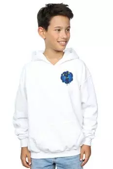 Толстовка с принтом груди Aladdin Movie Genie Disney, белый