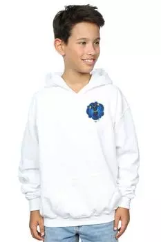 Толстовка с принтом груди Aladdin Movie Genie Disney, белый