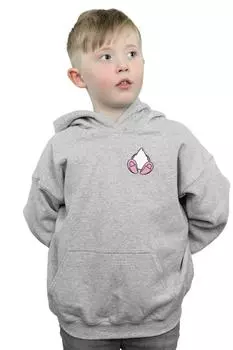 Толстовка с принтом груди Daisy Duck сзади Disney, серый