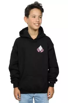 Толстовка с принтом груди Daisy Duck сзади Disney, черный