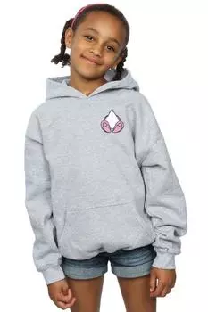 Толстовка с принтом груди Daisy Duck сзади Disney, серый